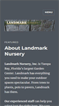 Mobile Screenshot of landmarknursery.com