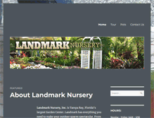 Tablet Screenshot of landmarknursery.com